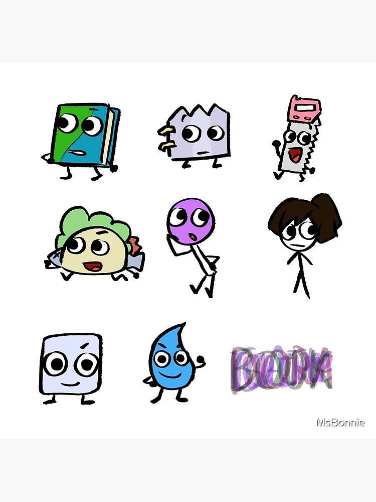 Bfb Bleh Gabop Pack Throw Pillow - Image 2