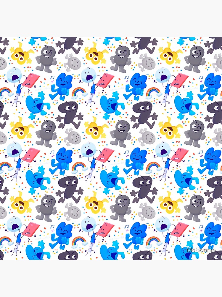 Bfdi Pattern Throw Pillow - Image 2