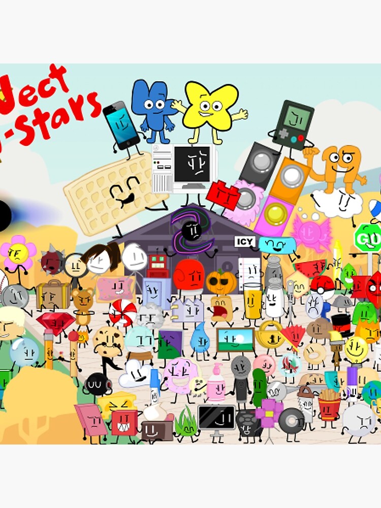 Object All Stars Poster Throw Pillow - Image 2