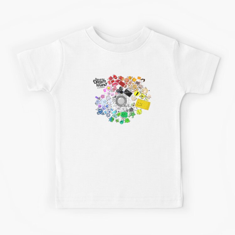 Battle For Dream Island Cast Mural Kids T-shirt - Image 4