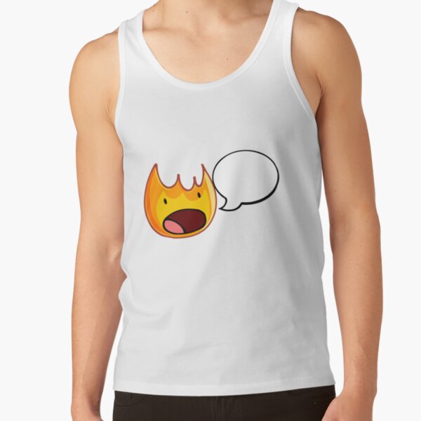 Firey Speech Bubble Tank Top - Image 2