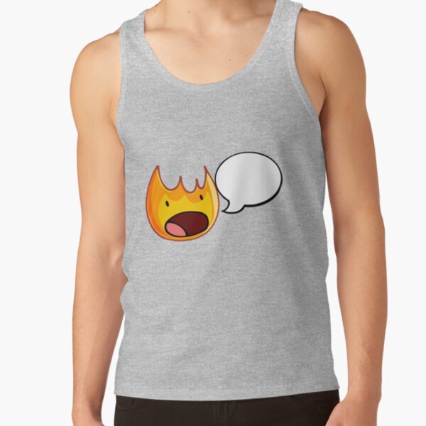 Firey Speech Bubble Tank Top - Image 4