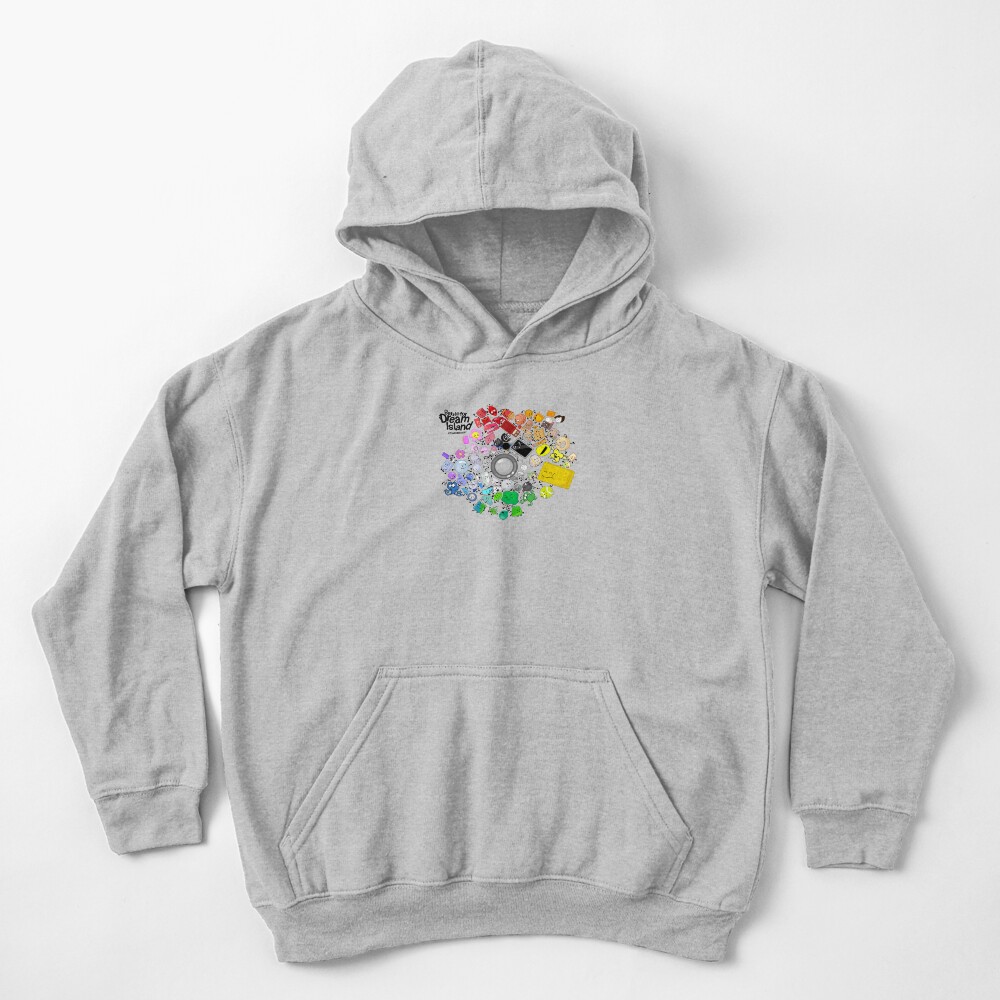 Battle For Dream Island Cast Mural Kids Hoodie - Image 3