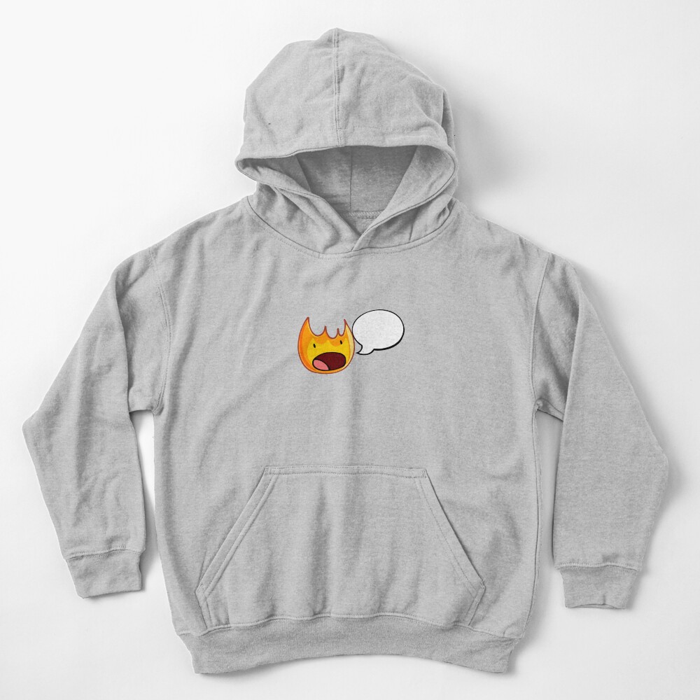 Firey Speech Bubble Kids Hoodie - Image 3