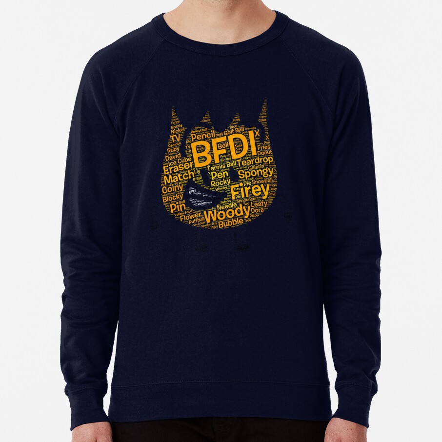 Bfdi Word Cloud Firey Shaped Sweatshirt - Image 6