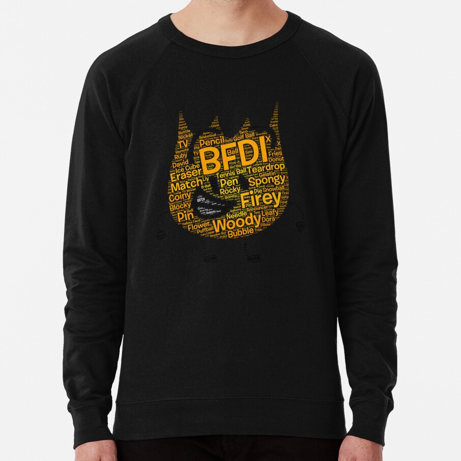 Bfdi Word Cloud Firey Shaped Sweatshirt - Image 2