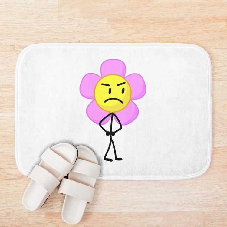 Flower Bfdi Battle For Dream Island Bath Mat - Image 3