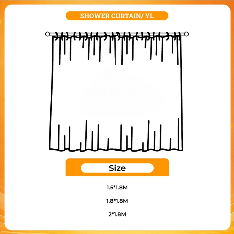 3D shower curtain - BFDI Merch